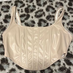 Missguided US size 6 corset style boned top it’s a crop top